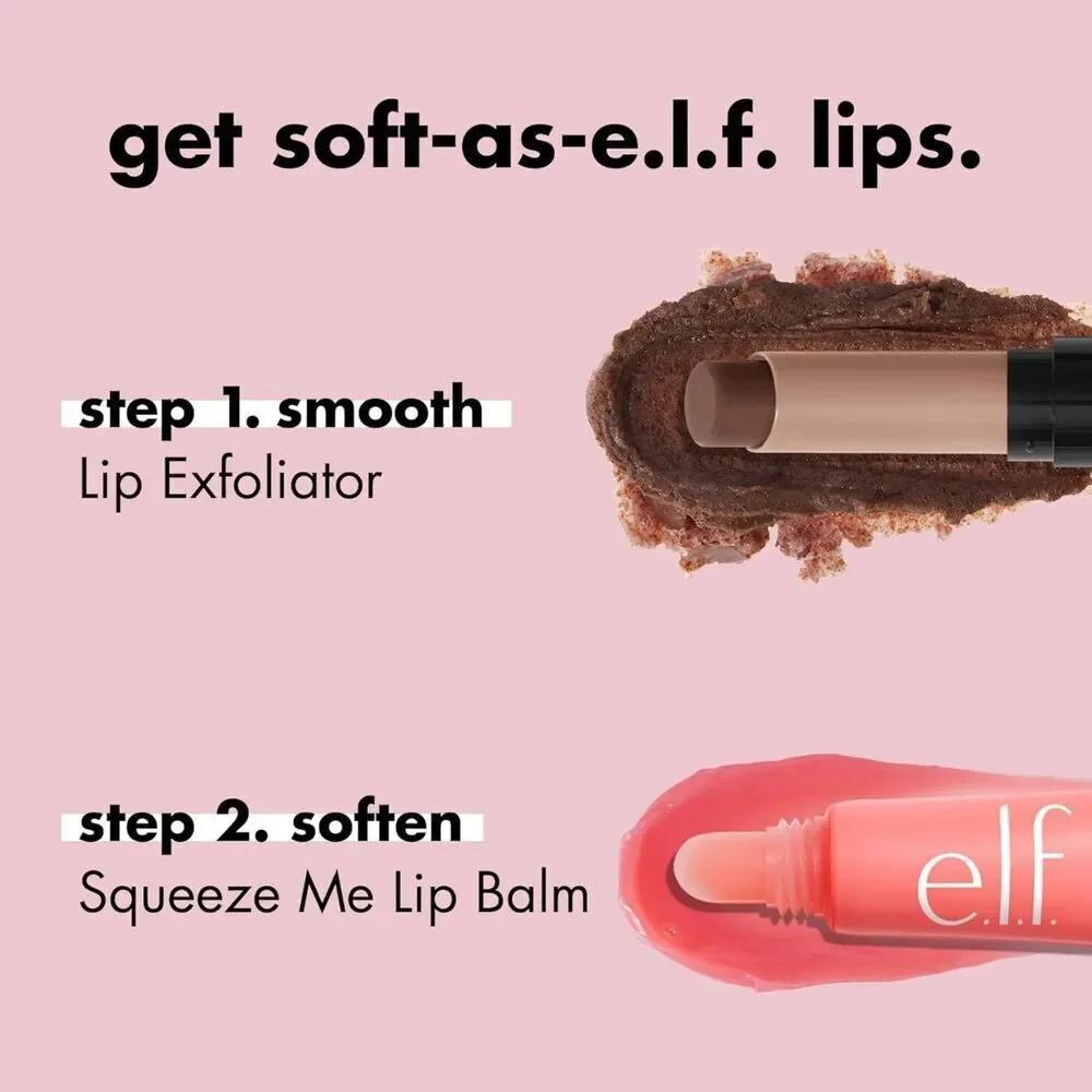 E.l.f. Squeeze Me Strawberry Moisturizing Lip Balm Infused With Hyaluronic Acid